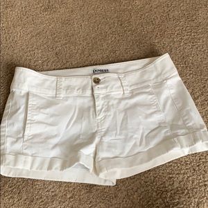 Express White Shorts